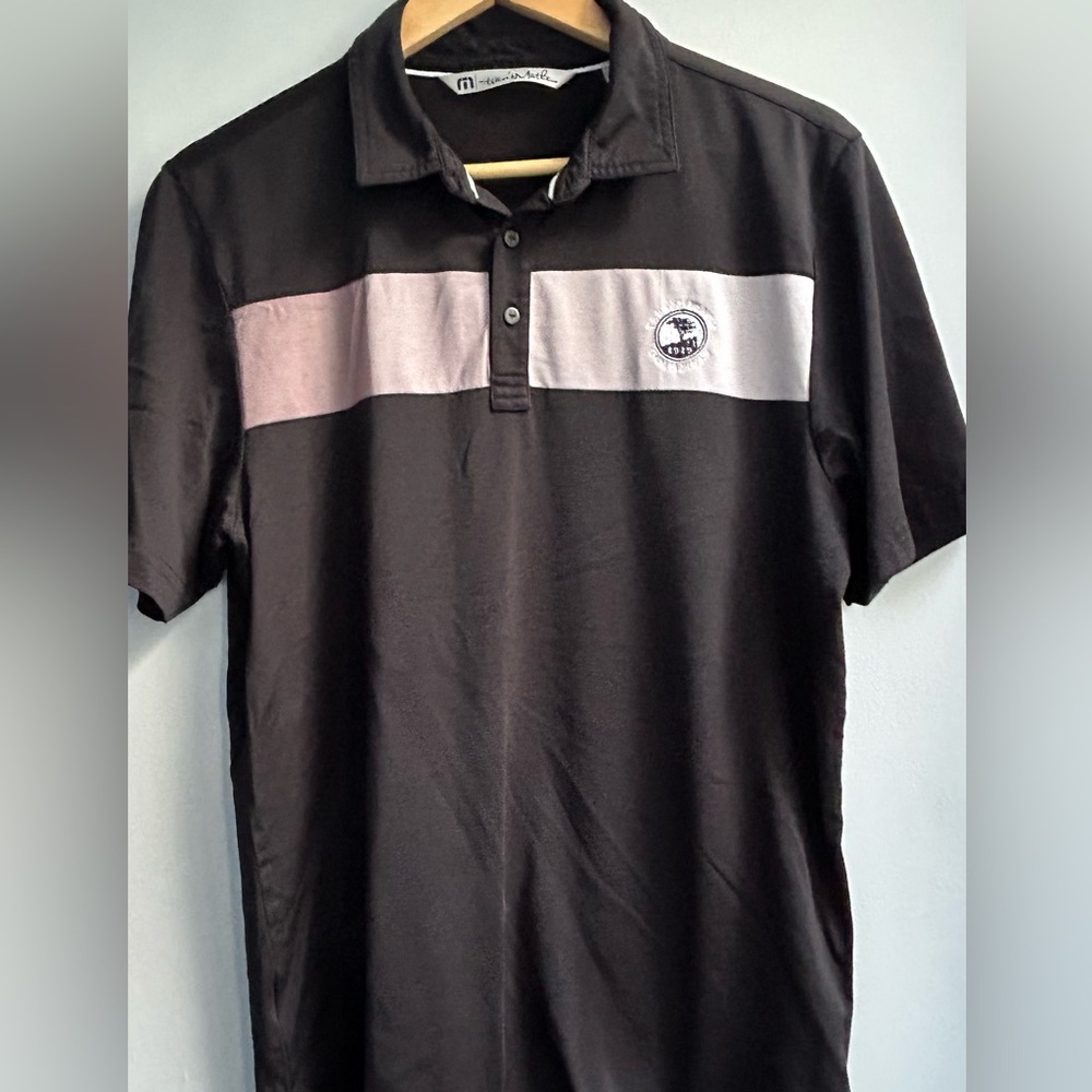 TRAVIS MATHEW mens medium soft cotton golf polo from Pebble Beach